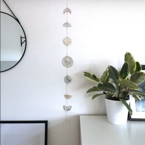 Moon Phase Garland Boho Wall Hanging